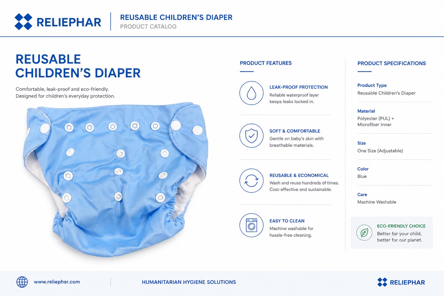 Reusable Children's Diaper