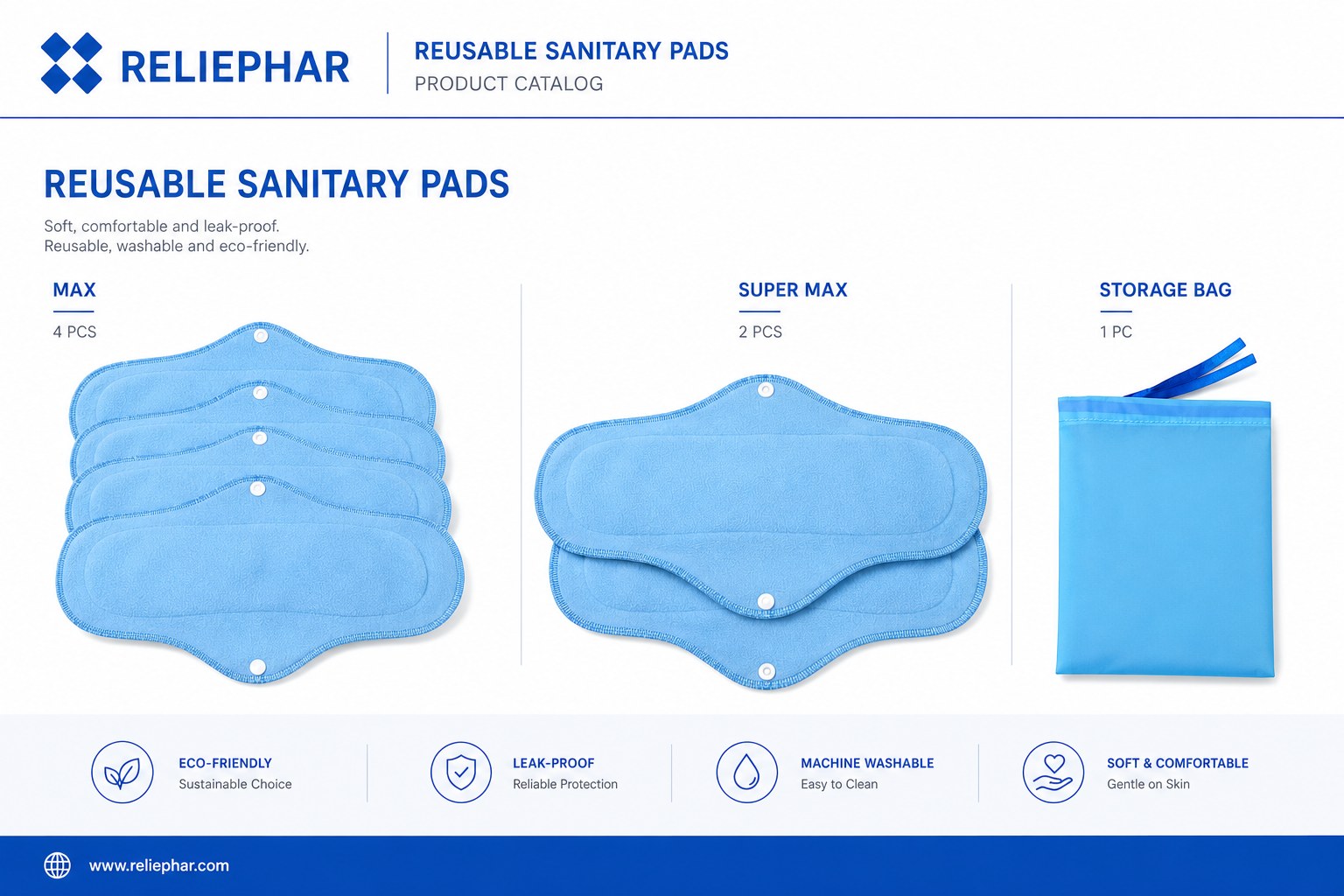 Reusable Sanitary Pads